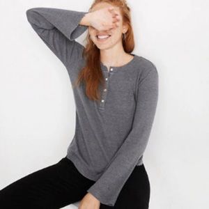 Madewell- gray long sleeve thermal